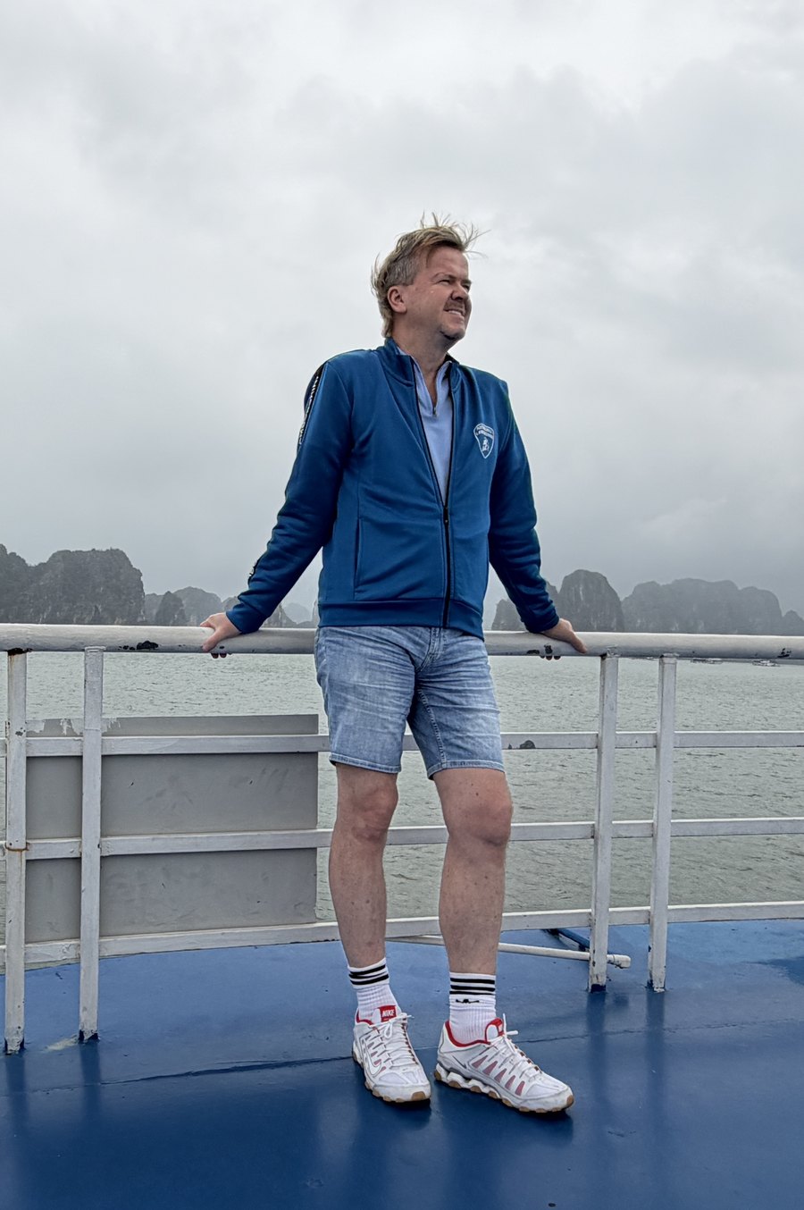 James on board EPIC VOYAGER III